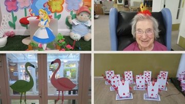 Buckinghamshire Residents take part in Alice in Wonderland themed day